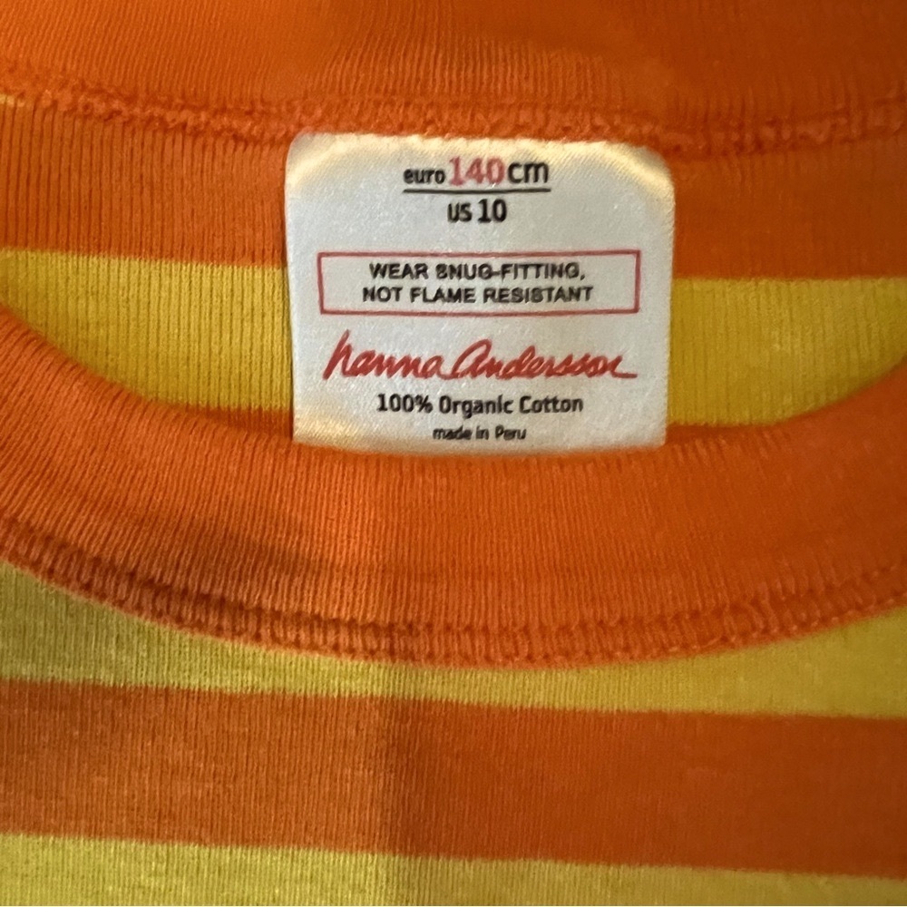 Hanna Andersson Pajama Top • size 10 - Picture 3 of 3